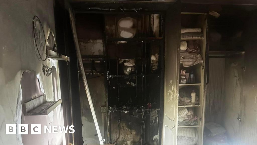 Wellingborough lightning strike leads to house blaze