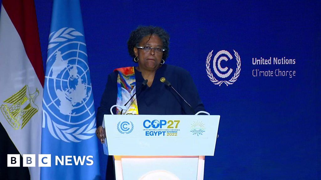COP27: Barbados PM Mia Mottley's plea to rich nations