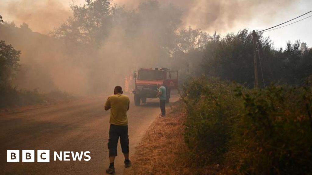 Greece battles wildfires as heatwave rages across southern Europe