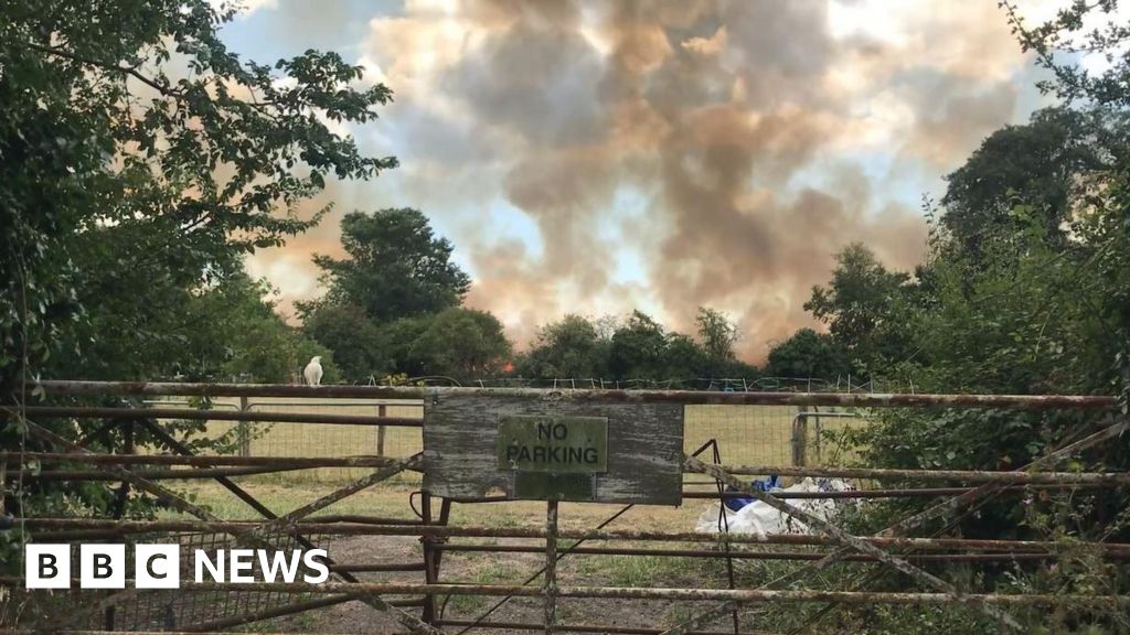 Fire Breaks Out at Walleys Quarry Landfill