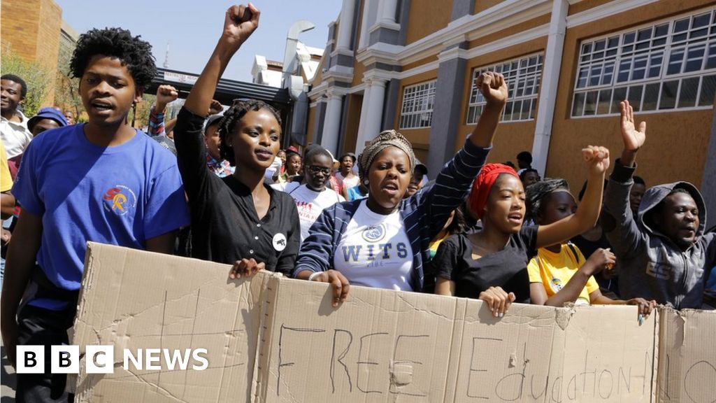 Why Are South African Students Protesting Bbc News