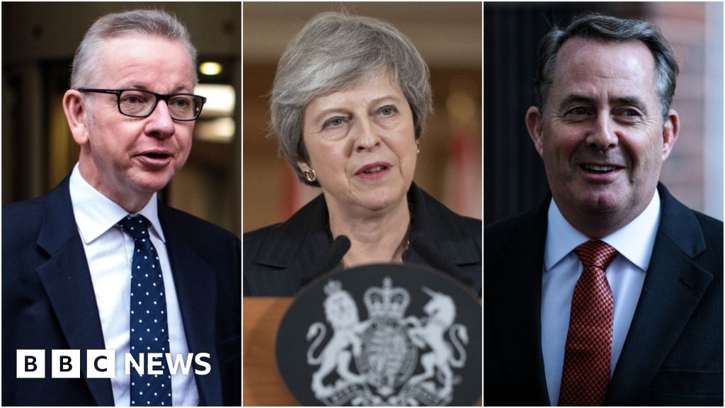 Brexit Gove And Fox Back May As Pm Seeks To Quell Tory Revolt Bbc News