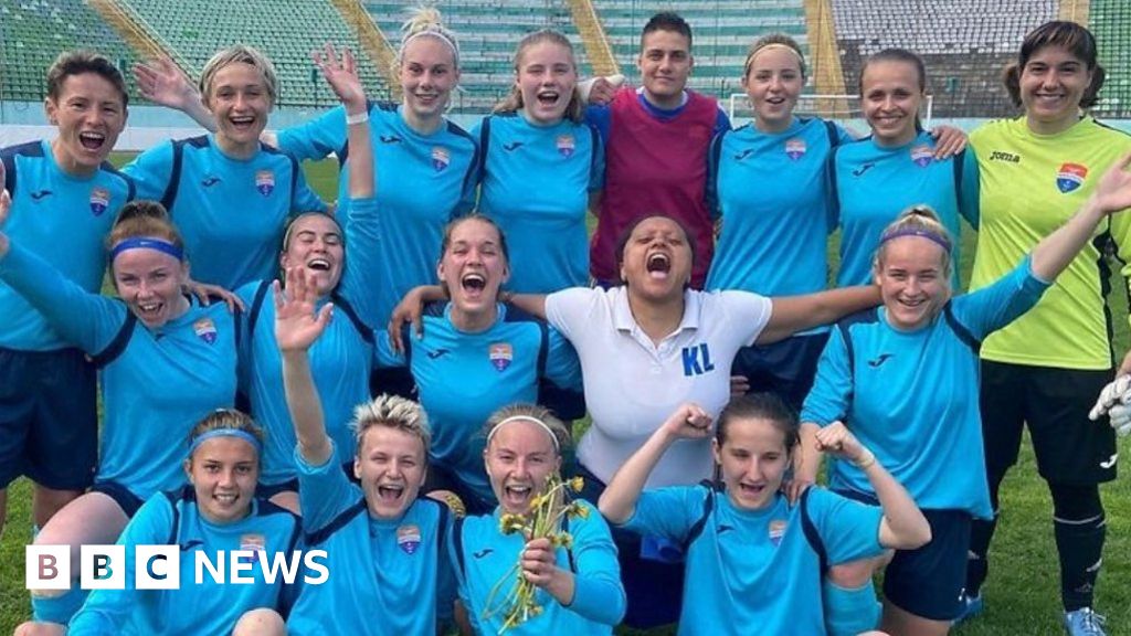 The women’s football team under siege in Ukraine