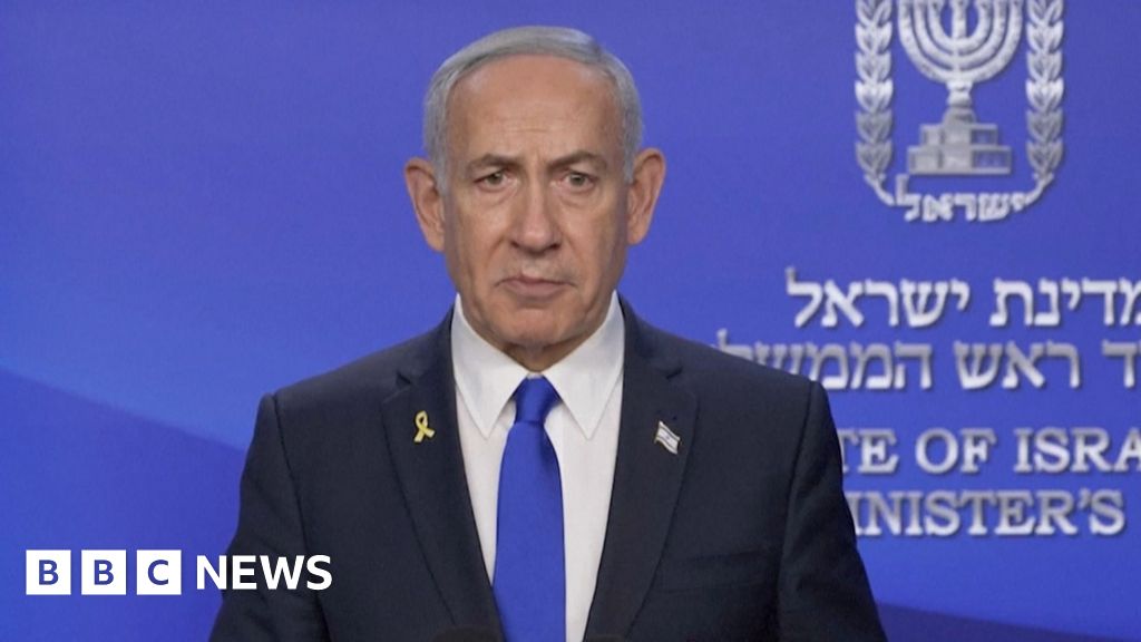 Watch: Netanyahu says Israel targeted Iran's nuclear and military sites thumbnail