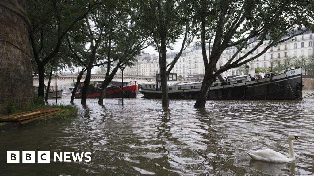 Heavy rain brings floods to northern France BBC News