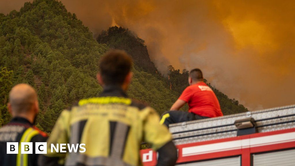 Tenerife wildfires lead to evacuation of villages BBC News