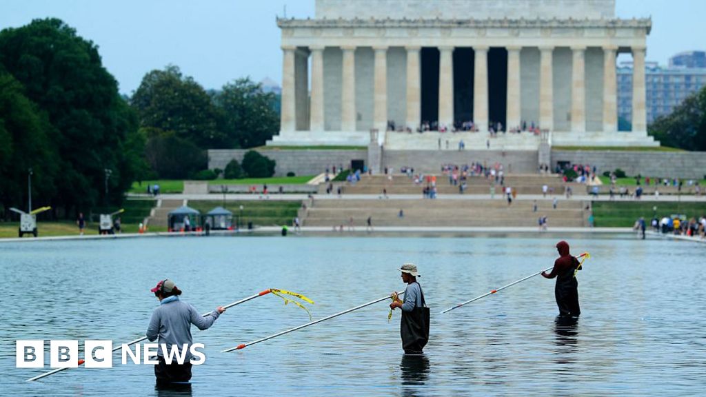 Бивш олимпиец отрича да вандализира Washington Reflecting Pool след арест