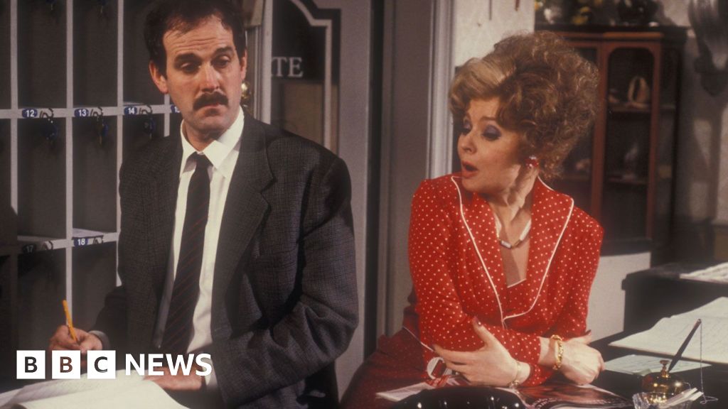 Fawlty Towers stars Connie Booth and  John Cleese pay tribute to Prunella Scales Fawlty Towers stars Connie Booth and  John Cleese pay tribute to Prunella Scales