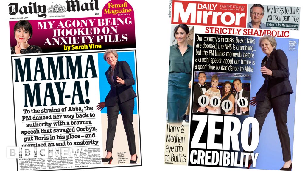 Newspaper headlines: Has the Dancing Queen ended austerity?