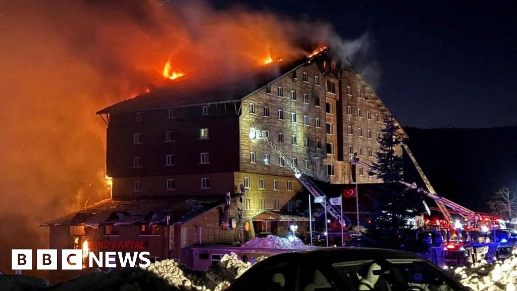 Ten dead in ski resort fire at Turkish hotel