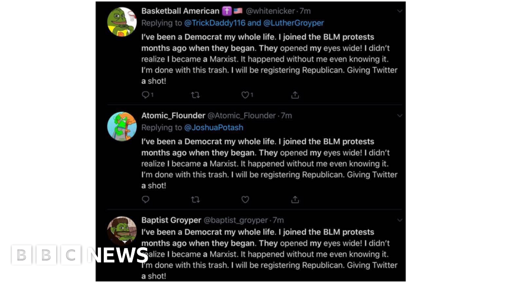 Us Election 2020 Twitter Suspends Accounts Sharing Poll Message - henry the dev roblox twitter codes 2019