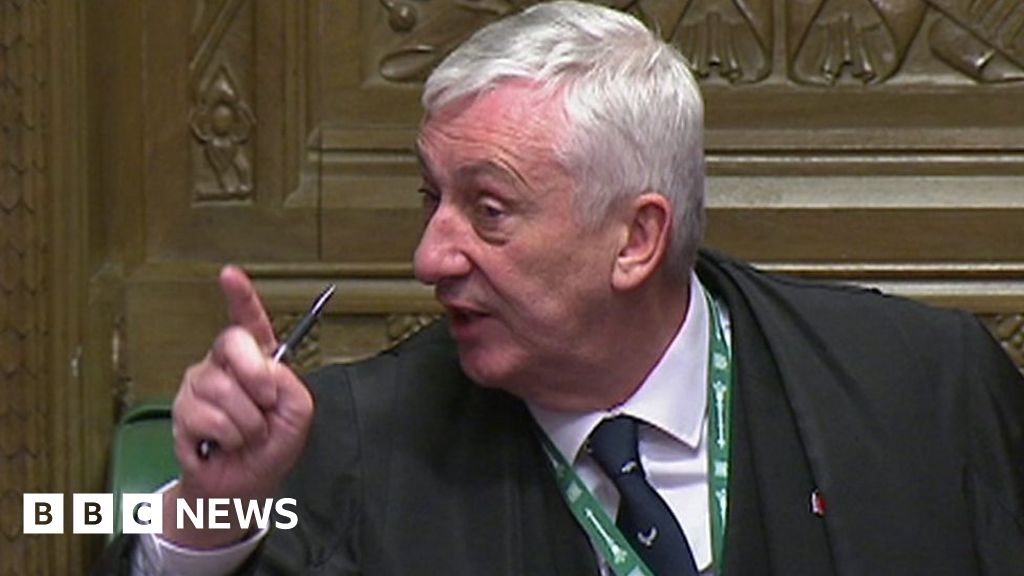 Speaker orders Tory MP out of Commons chamber