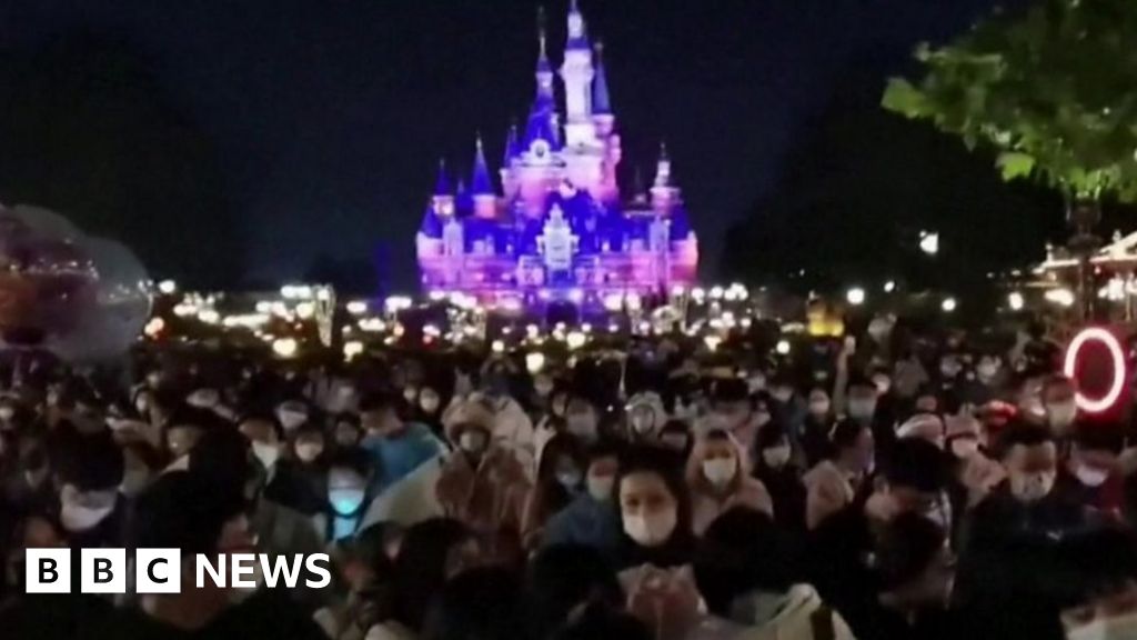 Inside Shanghai Disney as park locked down over Covid