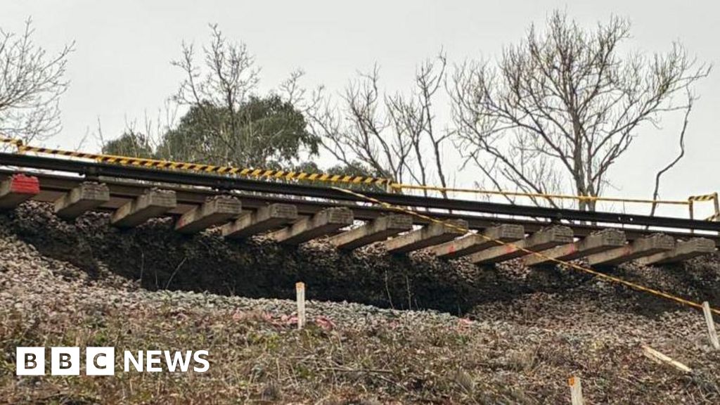Rail line to reopen after landslip repairs