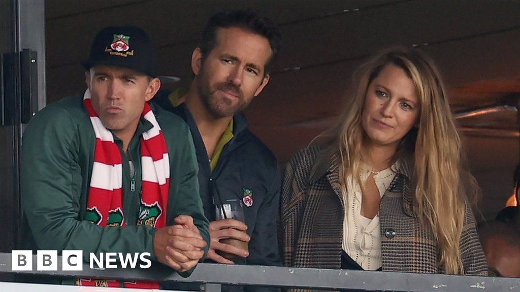 Ryan Reynolds and Blake Lively at Wrexham women's game