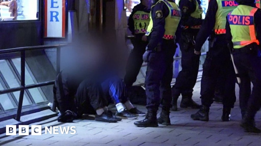 Sweden Masked Gang Targeted Migrants In Stockholm Bbc News