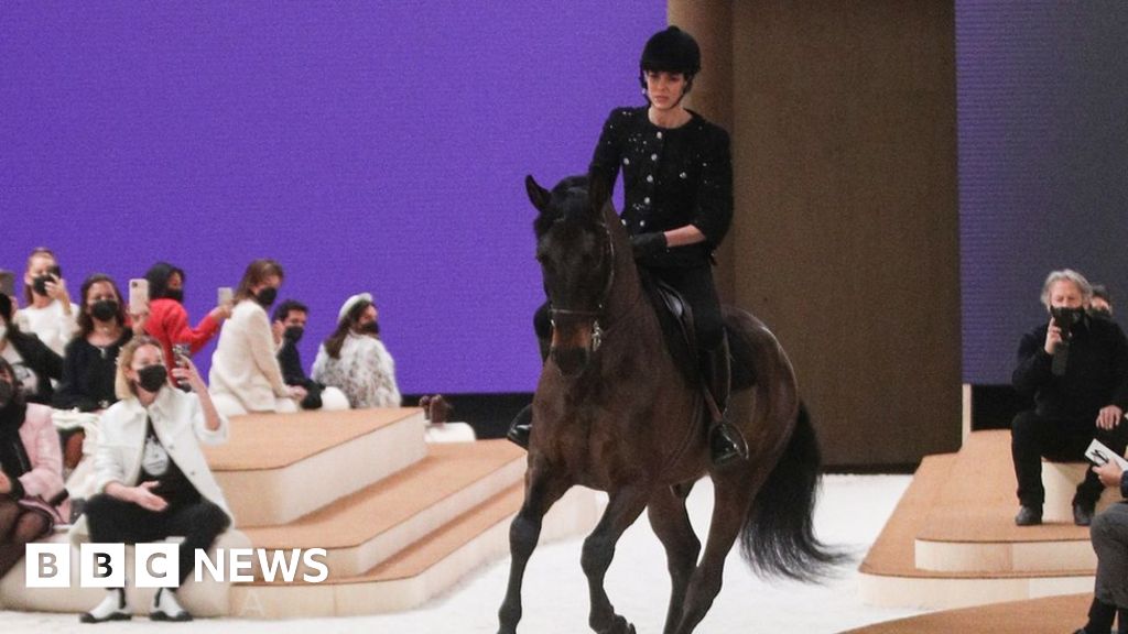 Paris Fashion Week: Monaco royal Charlotte Casiraghi rides her horse on Chanel catwalk