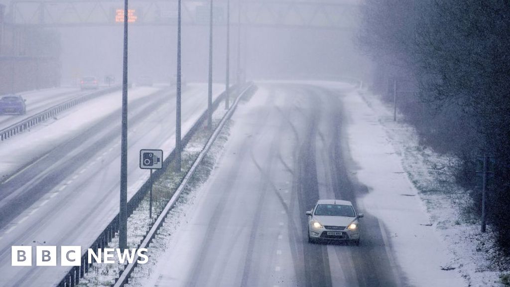 Snow, ice and wind forecast across parts of Wales BBC News