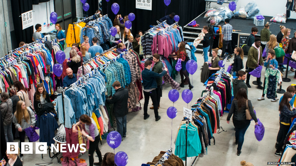 Vintage Clothes Priced By Weight Attract Young Shoppers Bbc News