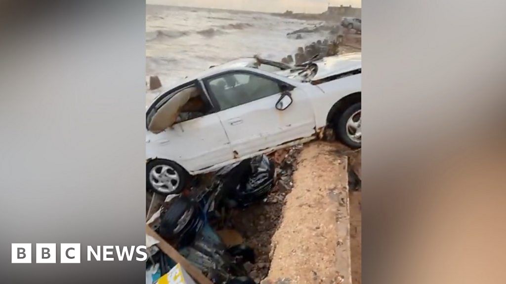 Libya floods: Footage shows aftermath of catastrophic floods