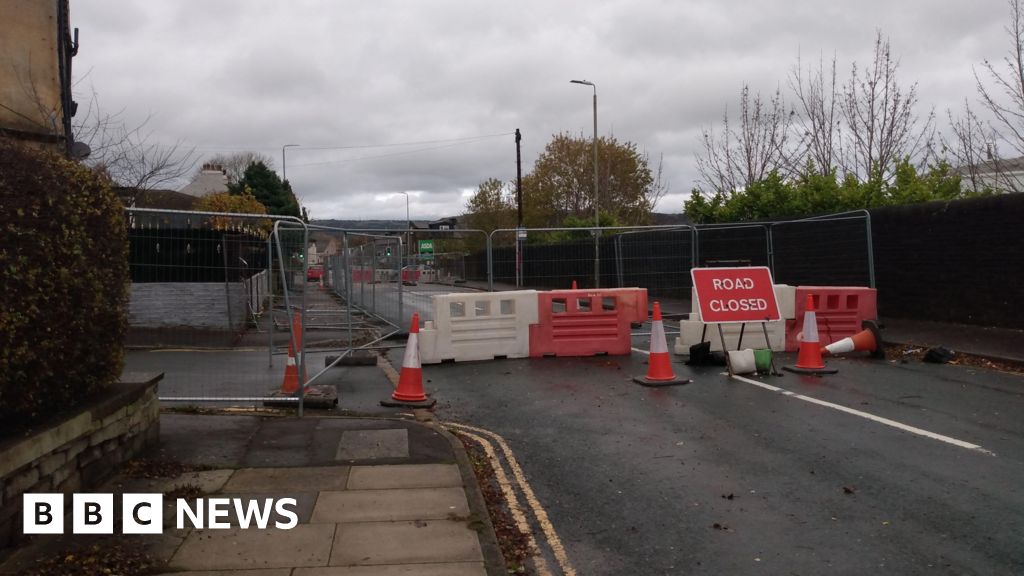 bbc.co.uk - John Greenwood - Haifax road remains shut four months after gas explosion - BBC News