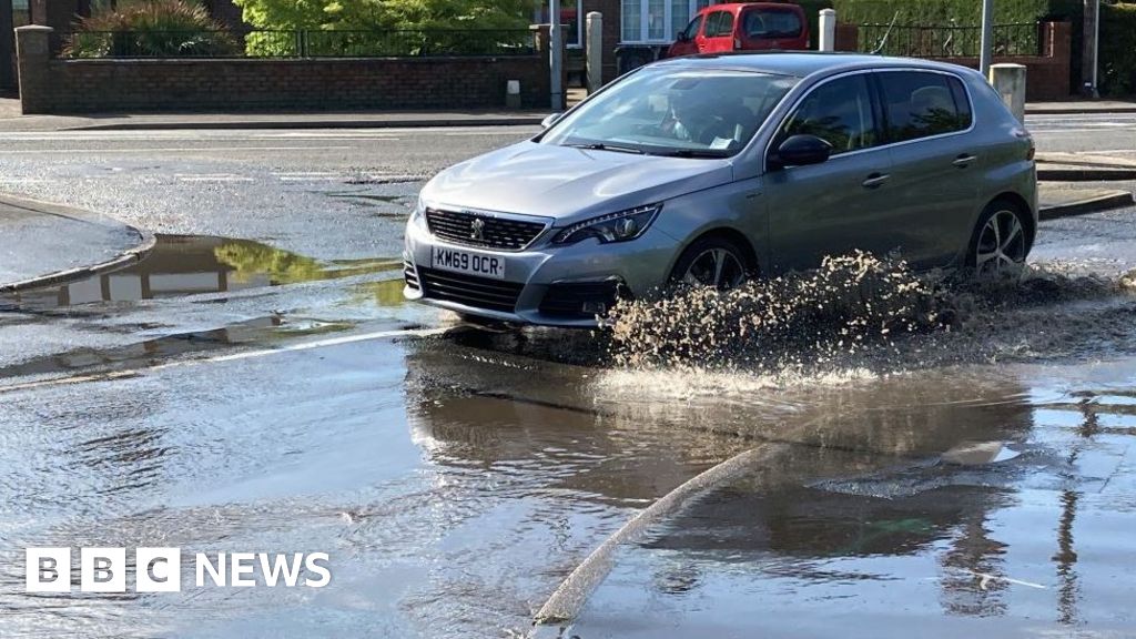 Flash flooding hits Norfolk after torrential rain 