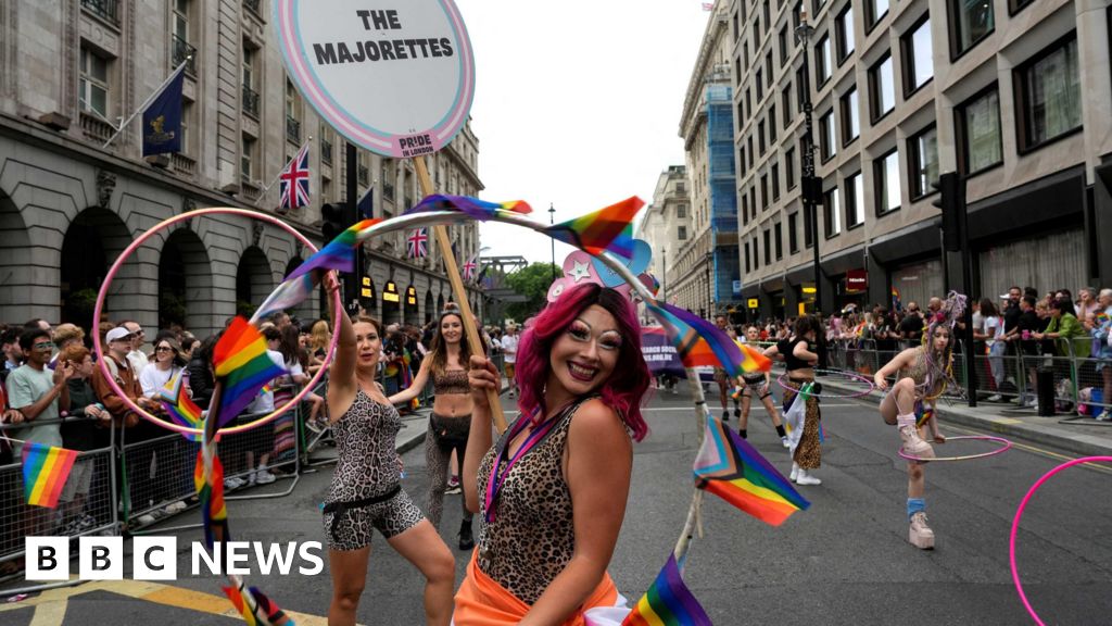 Thousands turn out for 2025 Pride parade in London
