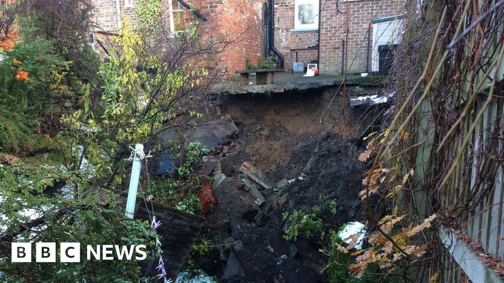 Ripon Homes Evacuated After Large Sinkhole Opens - BBC News