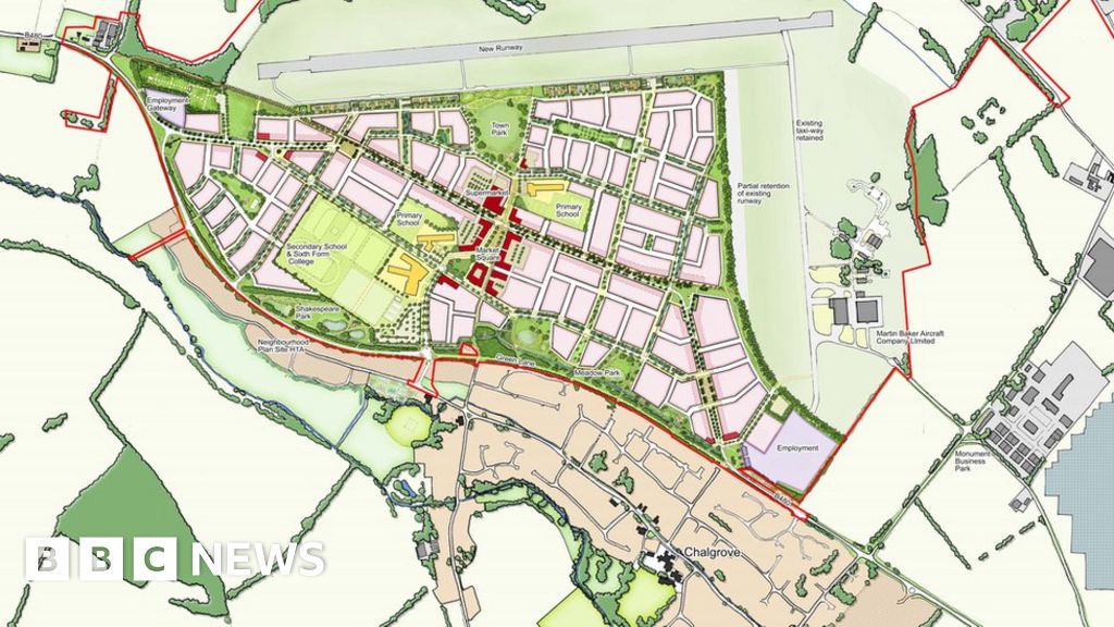 Plan for 3,000 homes at Chalgrove Airfield filed - BBC News