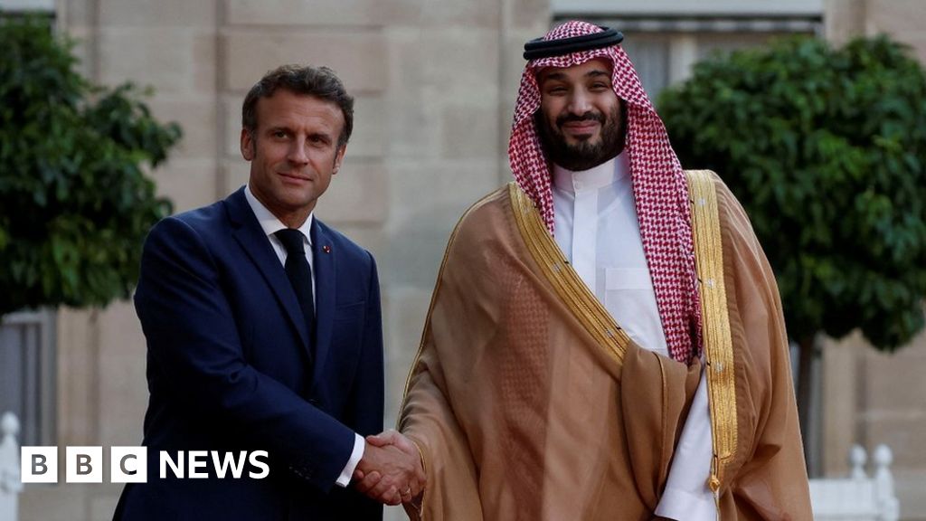 Saudi Crown prince's lavish Macron visit prompts outcry