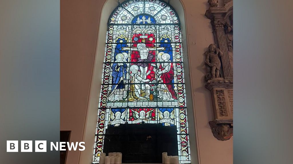 Man who broke stained glass window fined £11,000