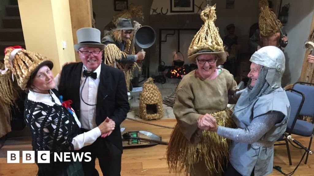 Door to door folklore the mummers of Fermanagh BBC News