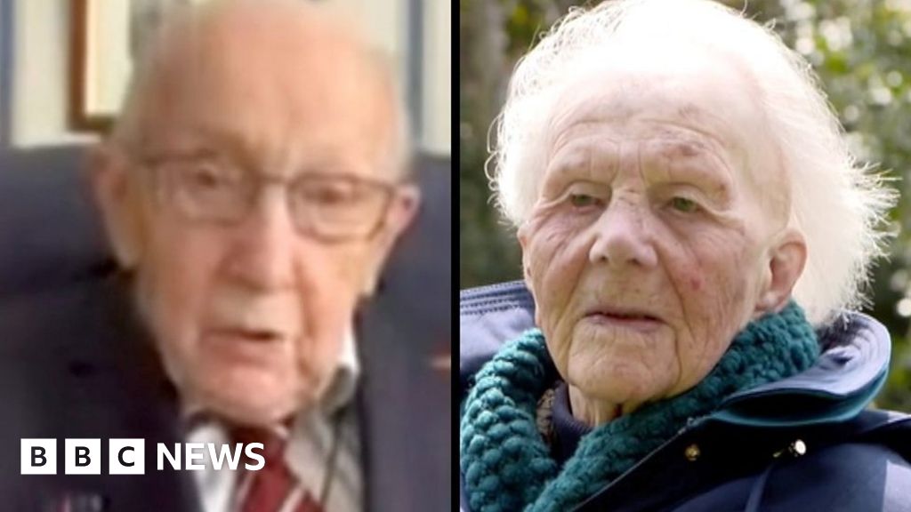 Captain Tom's message for fundraiser aged 101