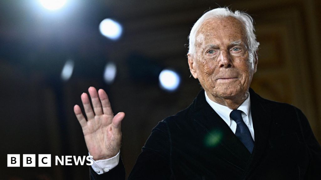 Legendary Italian designer Giorgio Armani dies