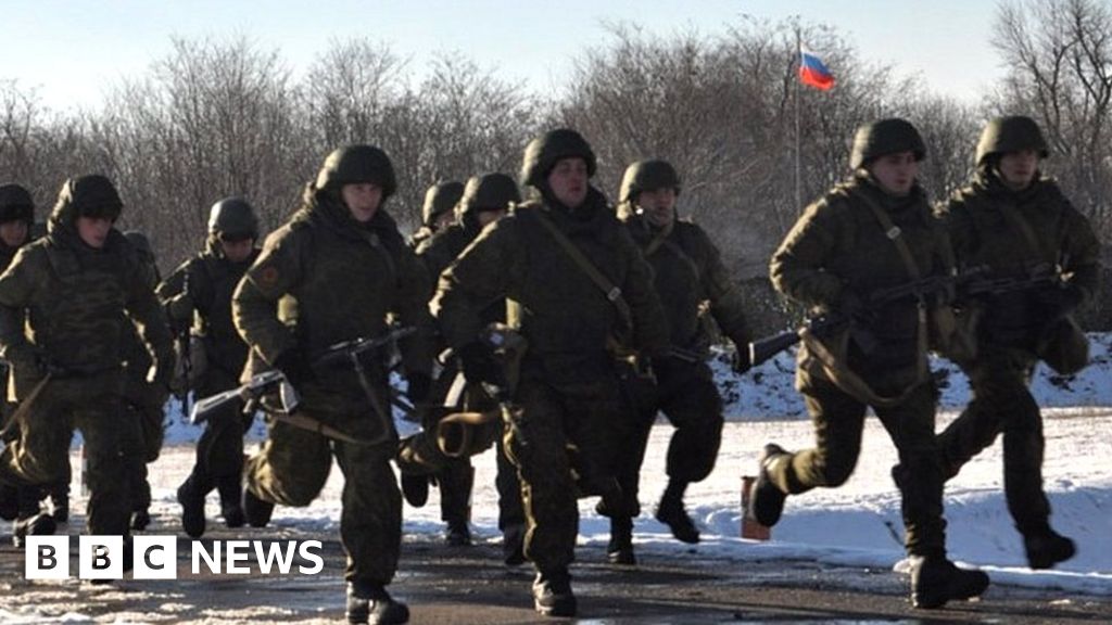 Russian military deployed near Ukraine for huge exercises - BBC News