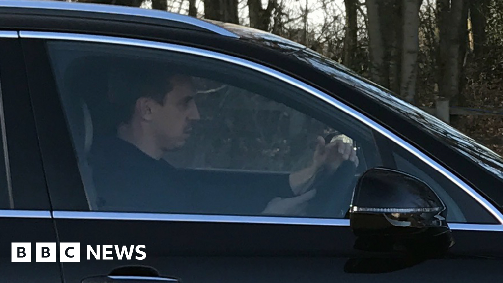 Gary Neville criticised by RAC for 'holding mobile phone' while driving