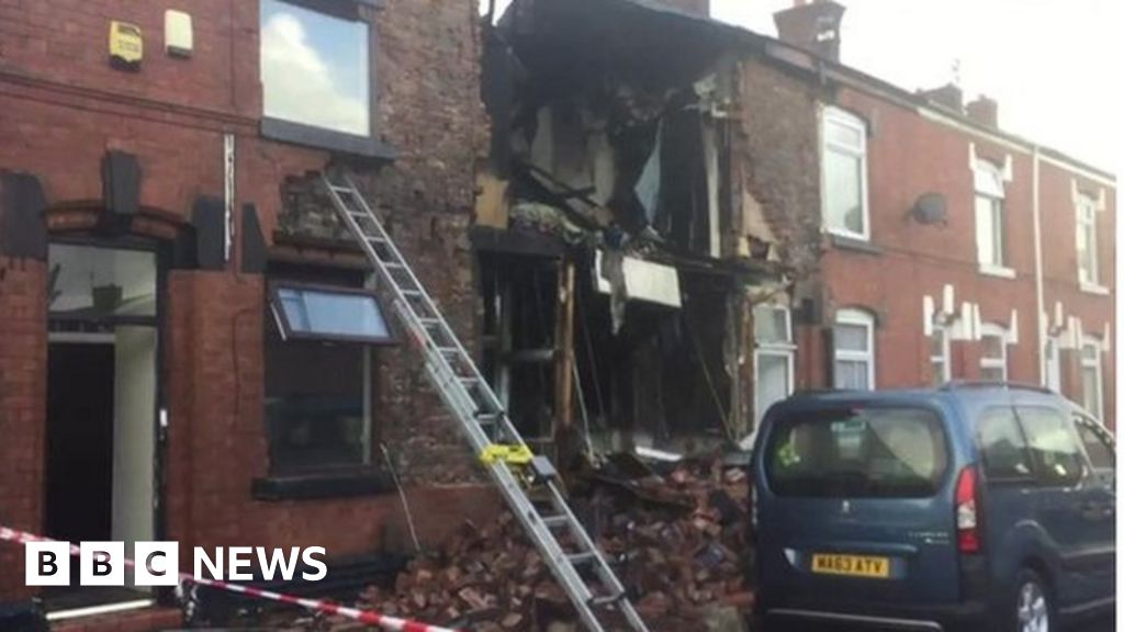 AshtonunderLyne house explosion leaves several injured BBC News
