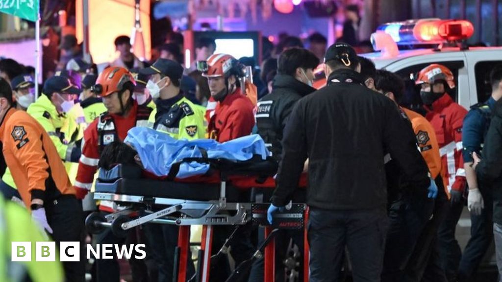 Dozens in cardiac arrest in Halloween crowds in South Korea – BBC