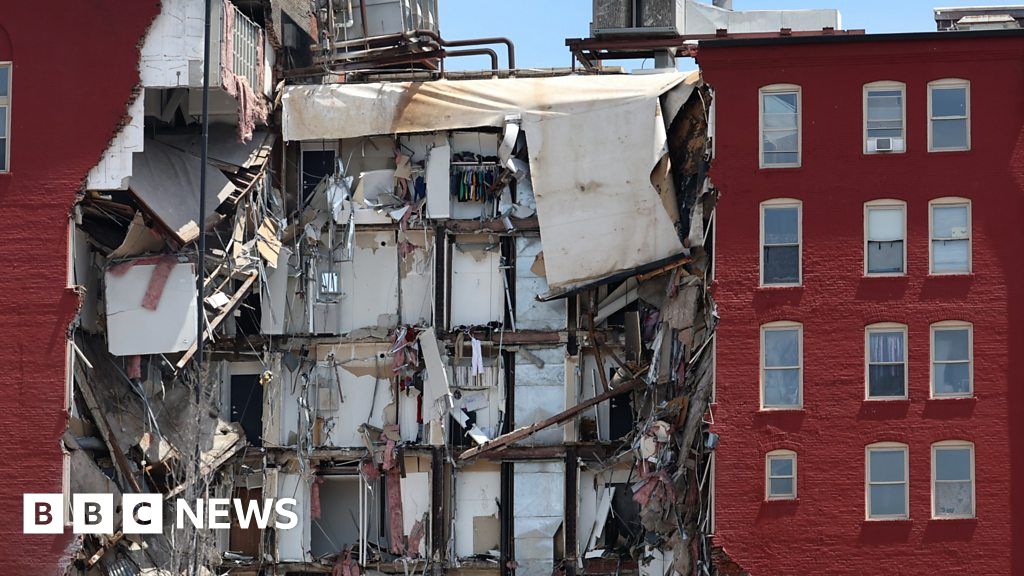 Iowa building collapse: ‘We believe he’s under the rubble’