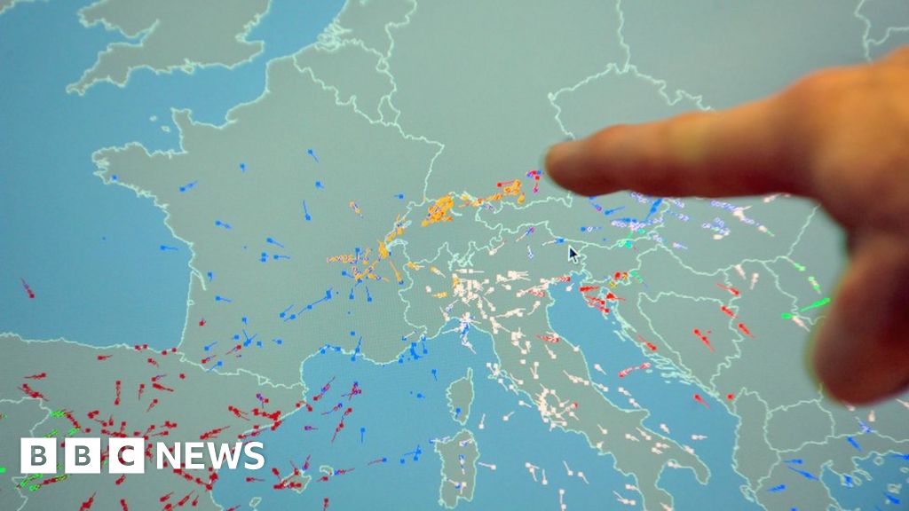 Up to half of European flights delayed