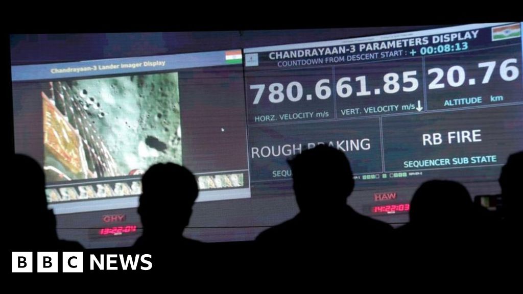 Chandrayaan-3: India makes historic landing near Moon’s south pole