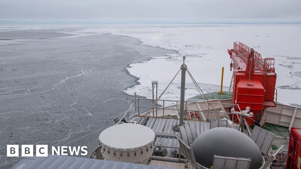 Climate change: Polarstern icebreaker begins year-long Arctic drift - BBC N