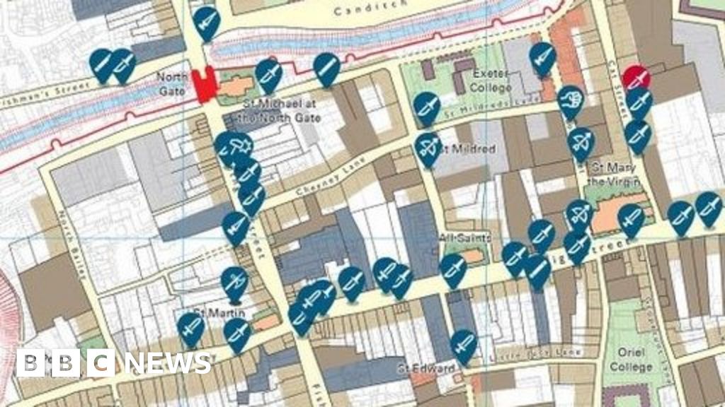 Medieval Murder Maps plots historic killings