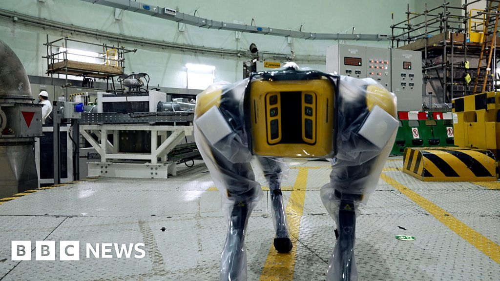 The robot dog taking on a nuclear reactor