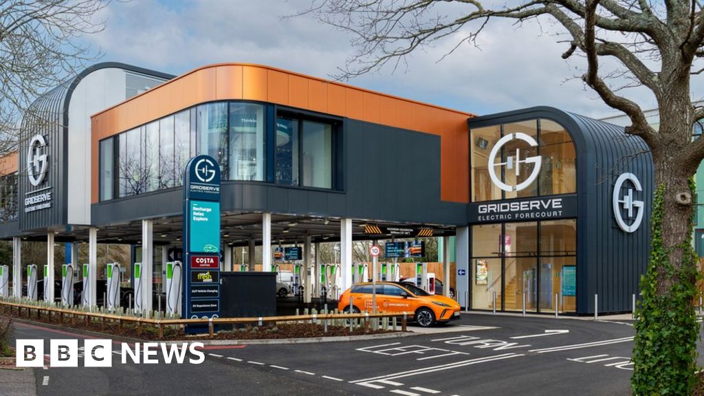 Gatwick Airport electric vehicle charging station opens BBC News