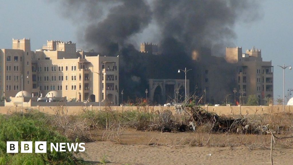 Yemen Conflict Pm Bahah Escapes Aden Hotel Attack Bbc News