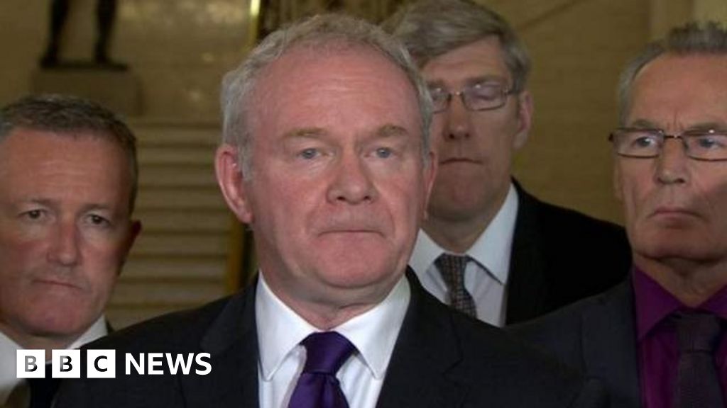 Martin Mcguinness Suspending Assembly A Grave Mistake Bbc News