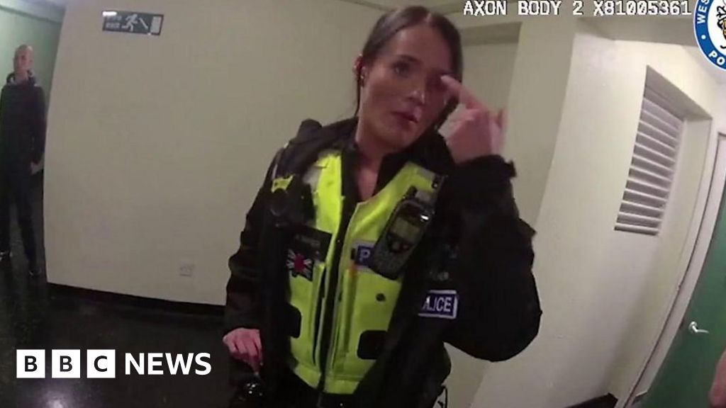 Police Release Bodycam Footage Of Man Spitting At Officer Bbc News 