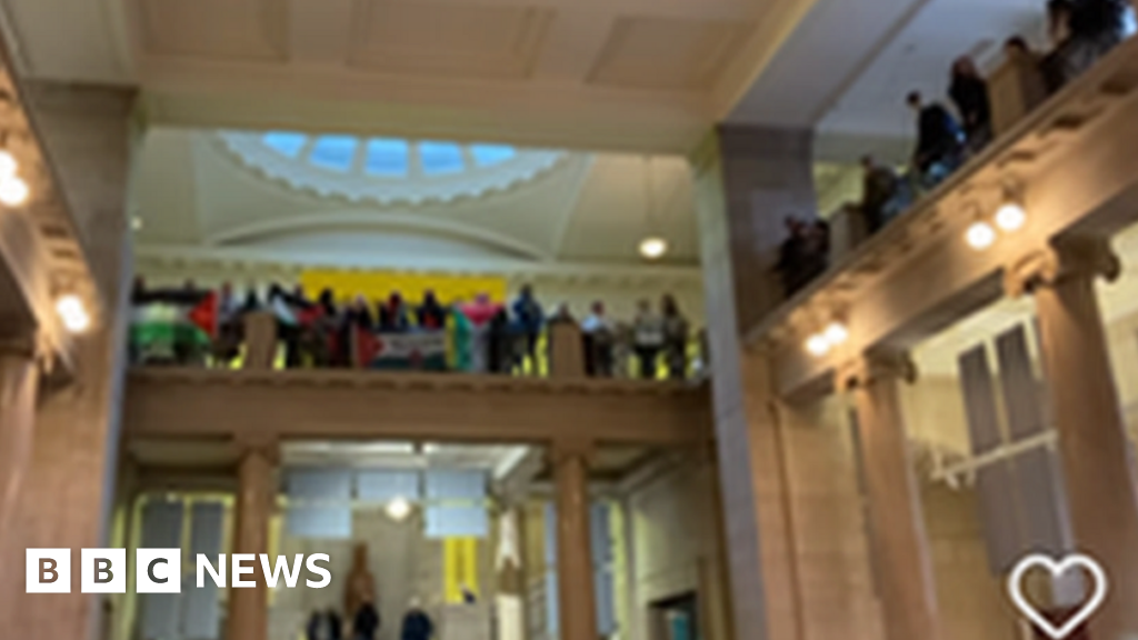 Gaza protesters force Cardiff museum to shut front doors