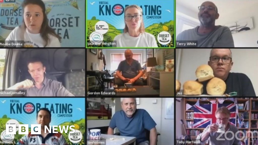 Coronavirus: Dorset knob-eating contest held online amid lockdown